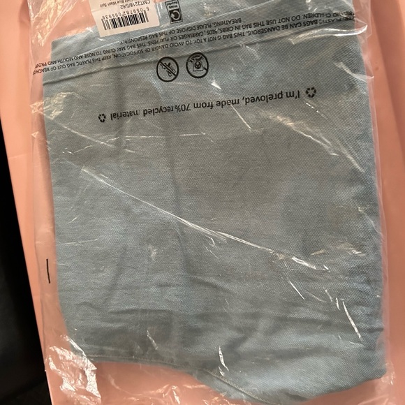 Fashion Nova light blue denim pants , size 18, new with tags - Picture 5 of 6